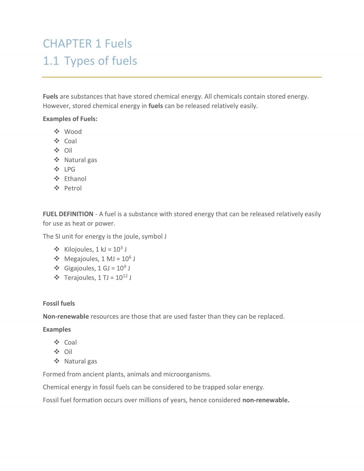 Chemistry Notes Heinemann Chapter 1-7 - Page 1
