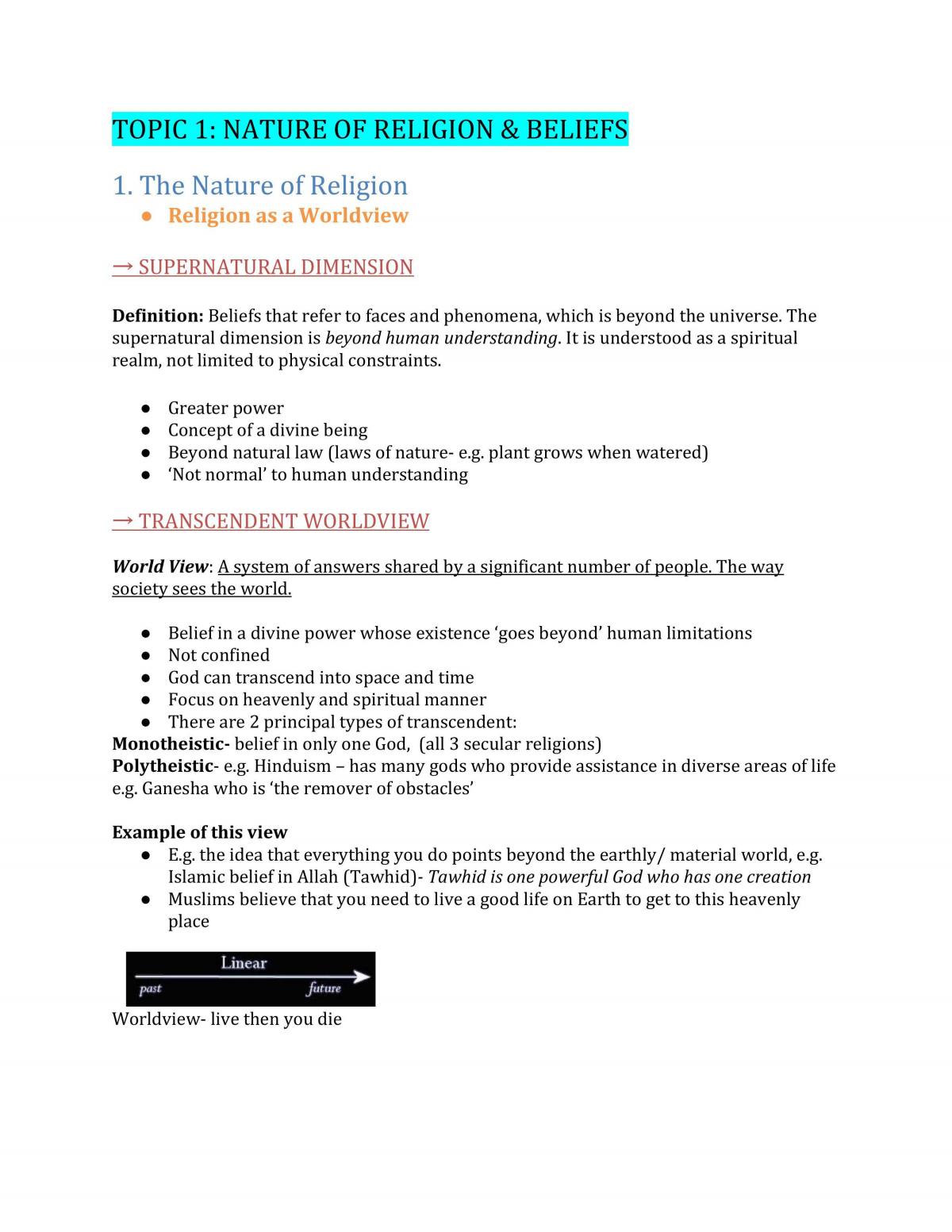 SOR 1 Summary Notes Prelim - Page 1