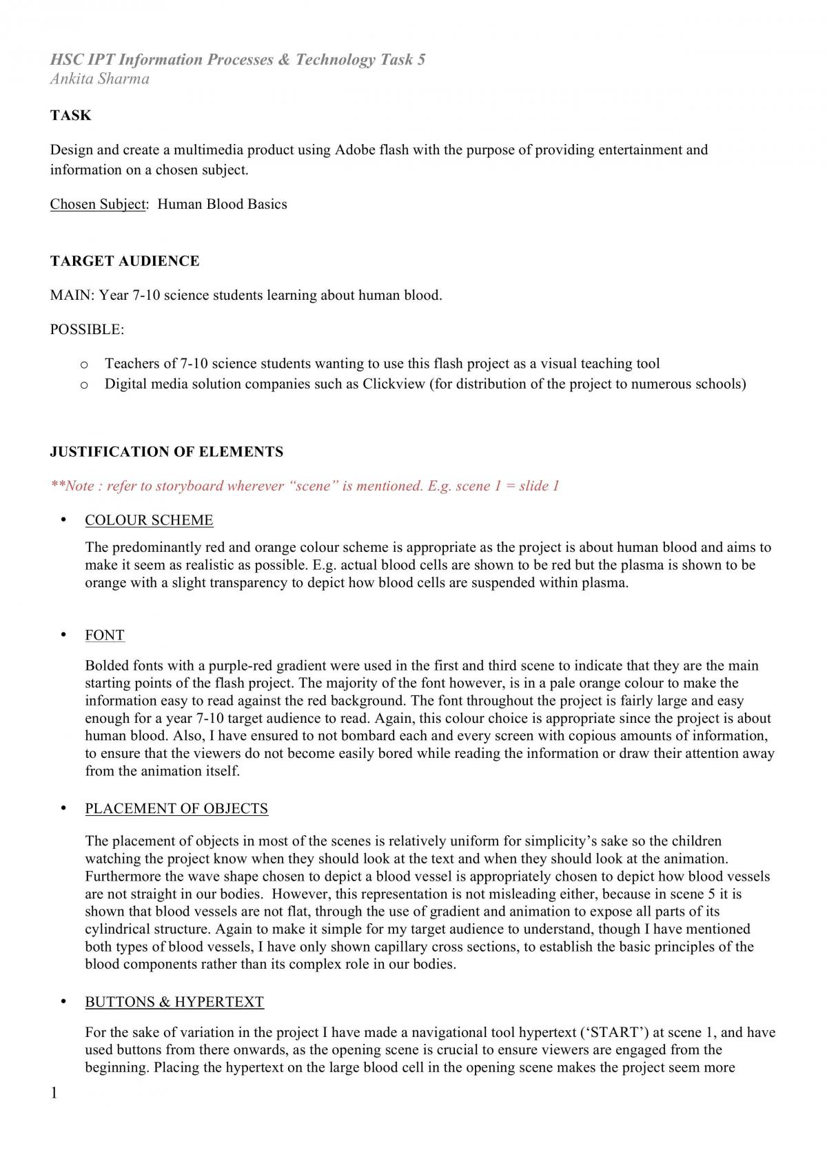 Multimedia assignment report - Page 1