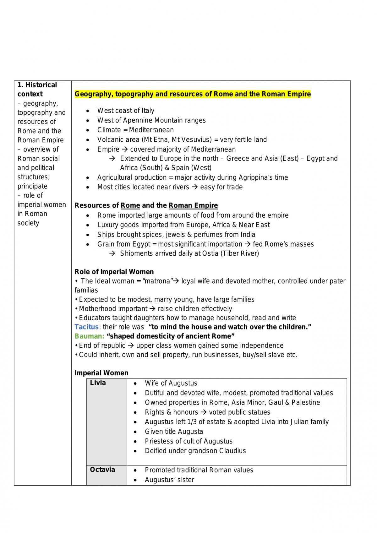 Agrippina the Younger Notes - Page 1