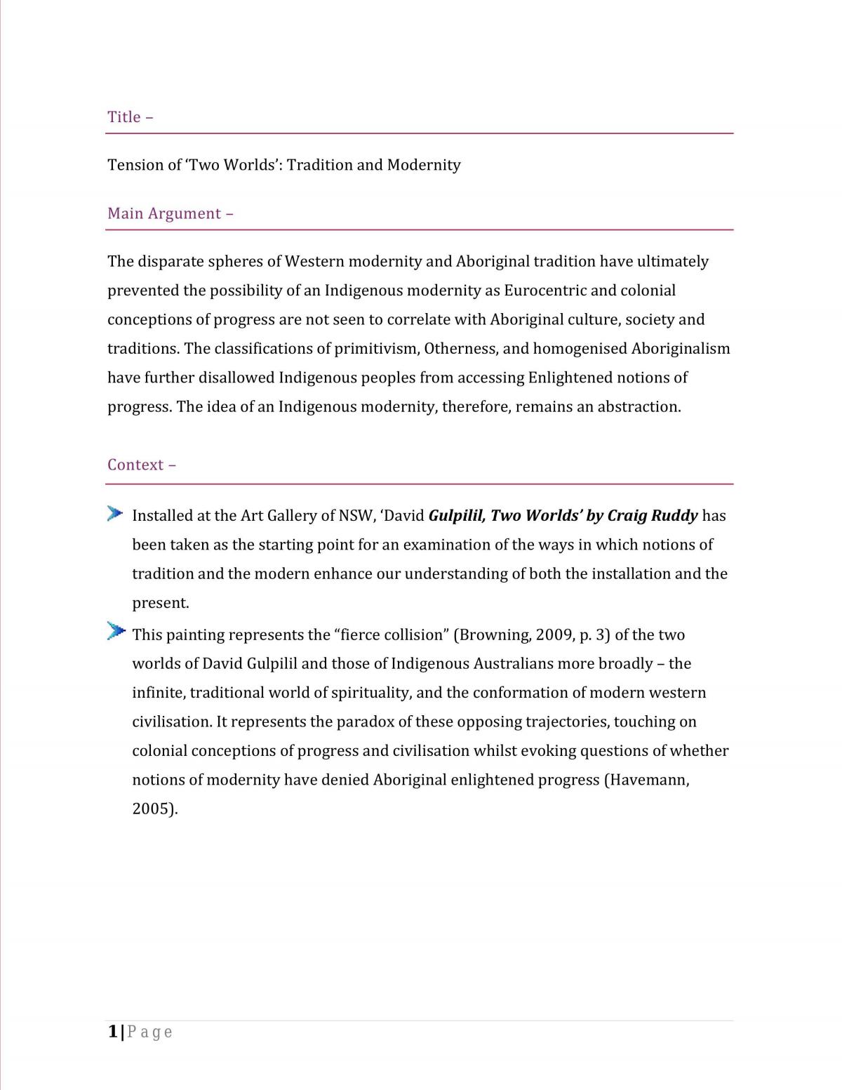 Proposal - Page 1