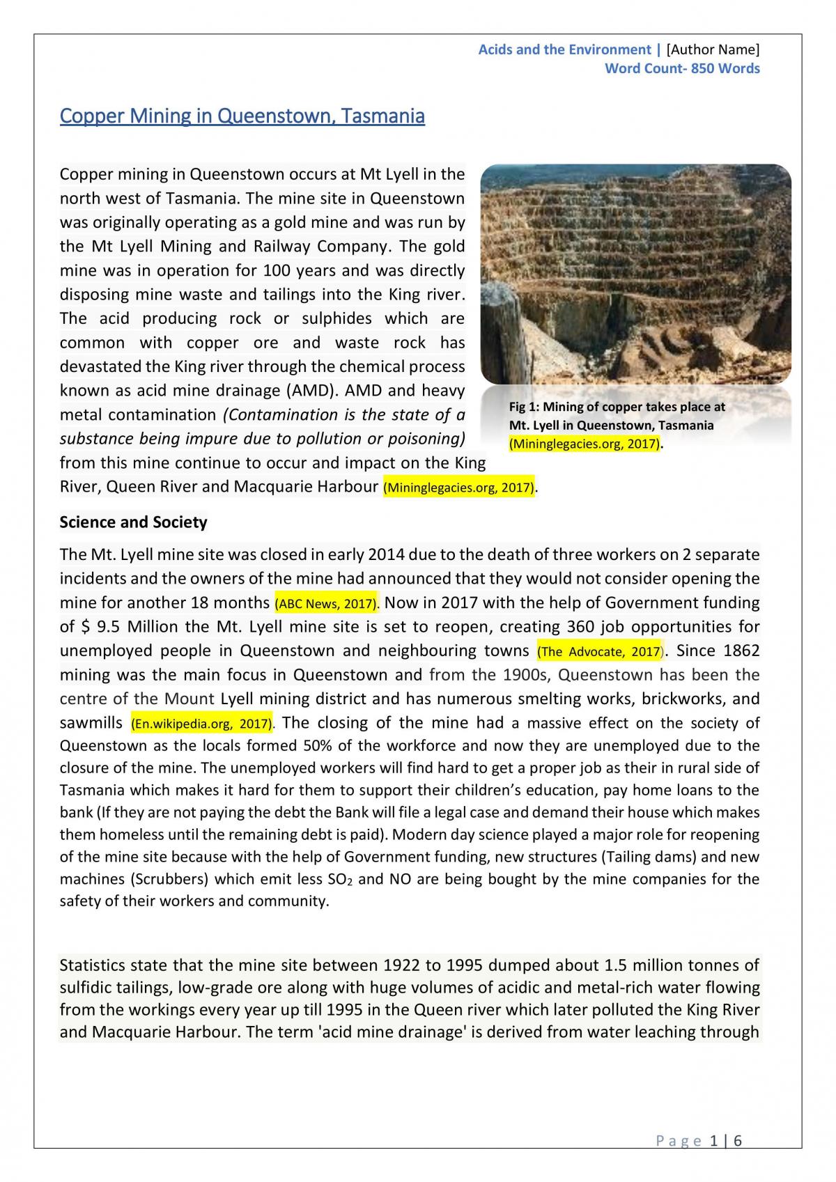 Copper Mining in Queenstown - Page 2