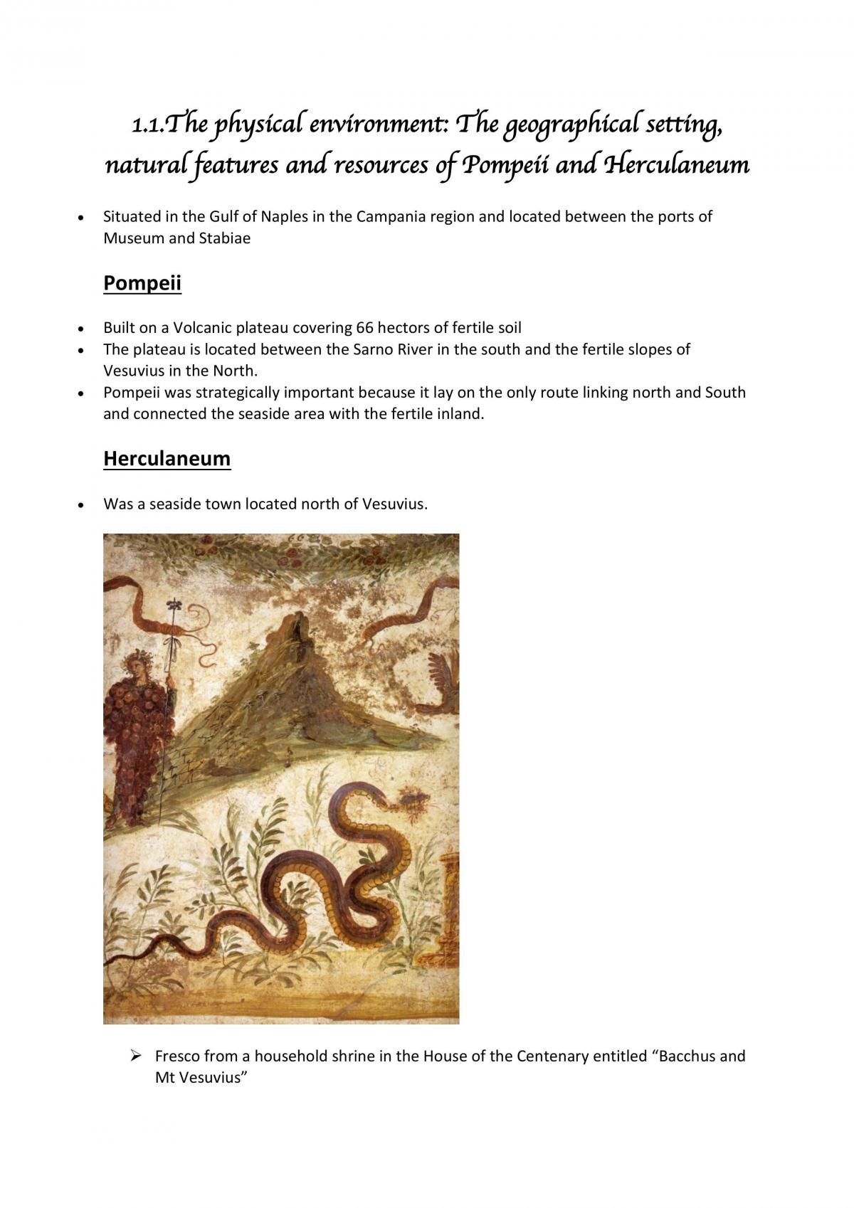 Complete Pompeii and Herculaneum Notes  - Page 1