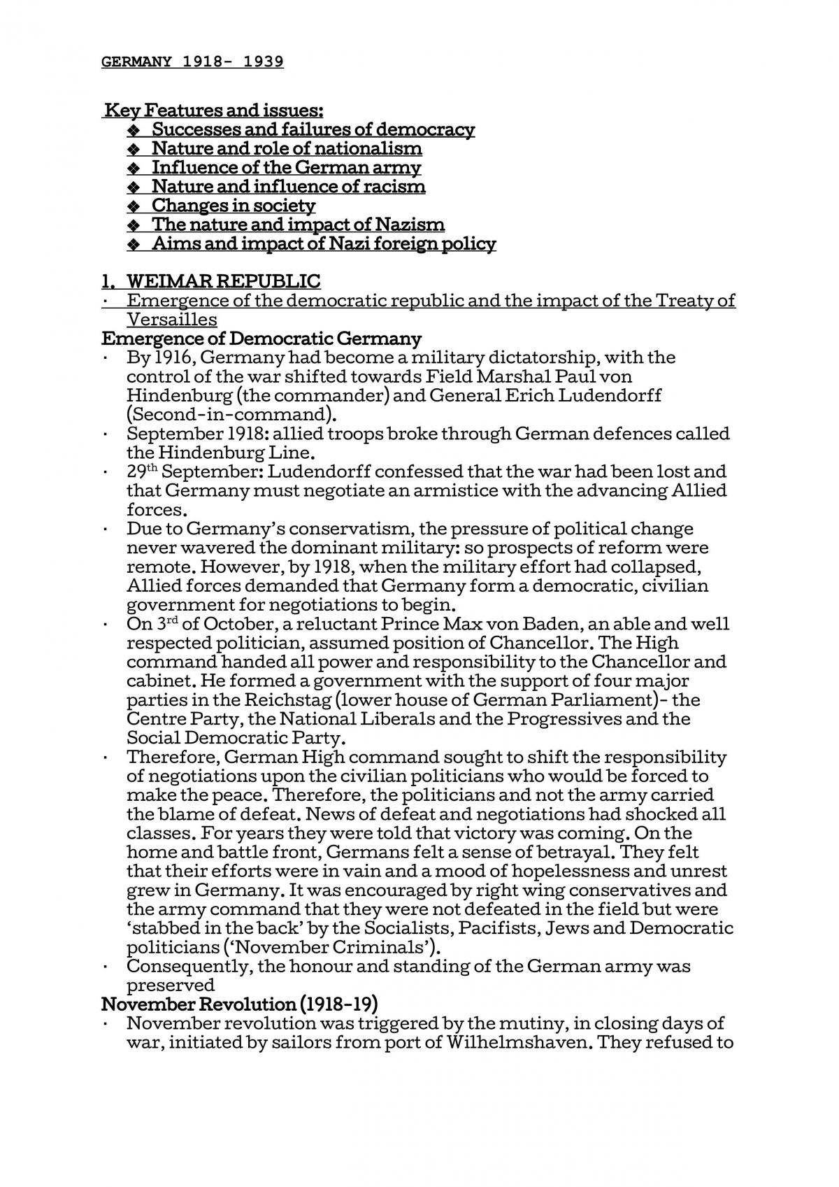Germany Notes - Page 1