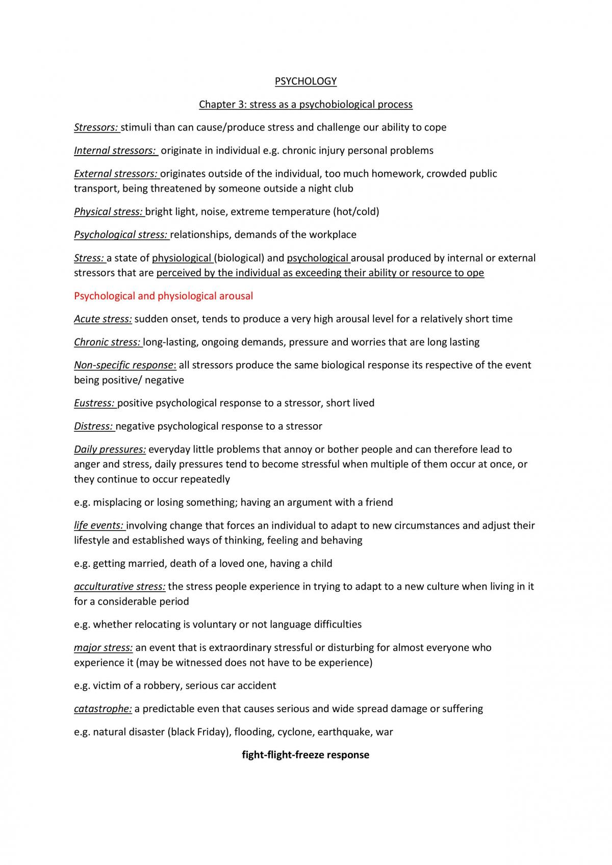 Psychology Unit 3 - Chapters 3-5 - Page 1