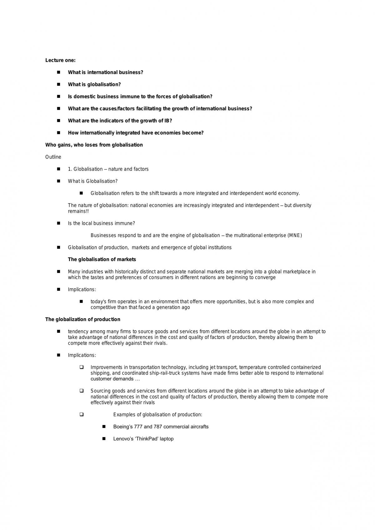exam notes - Page 1