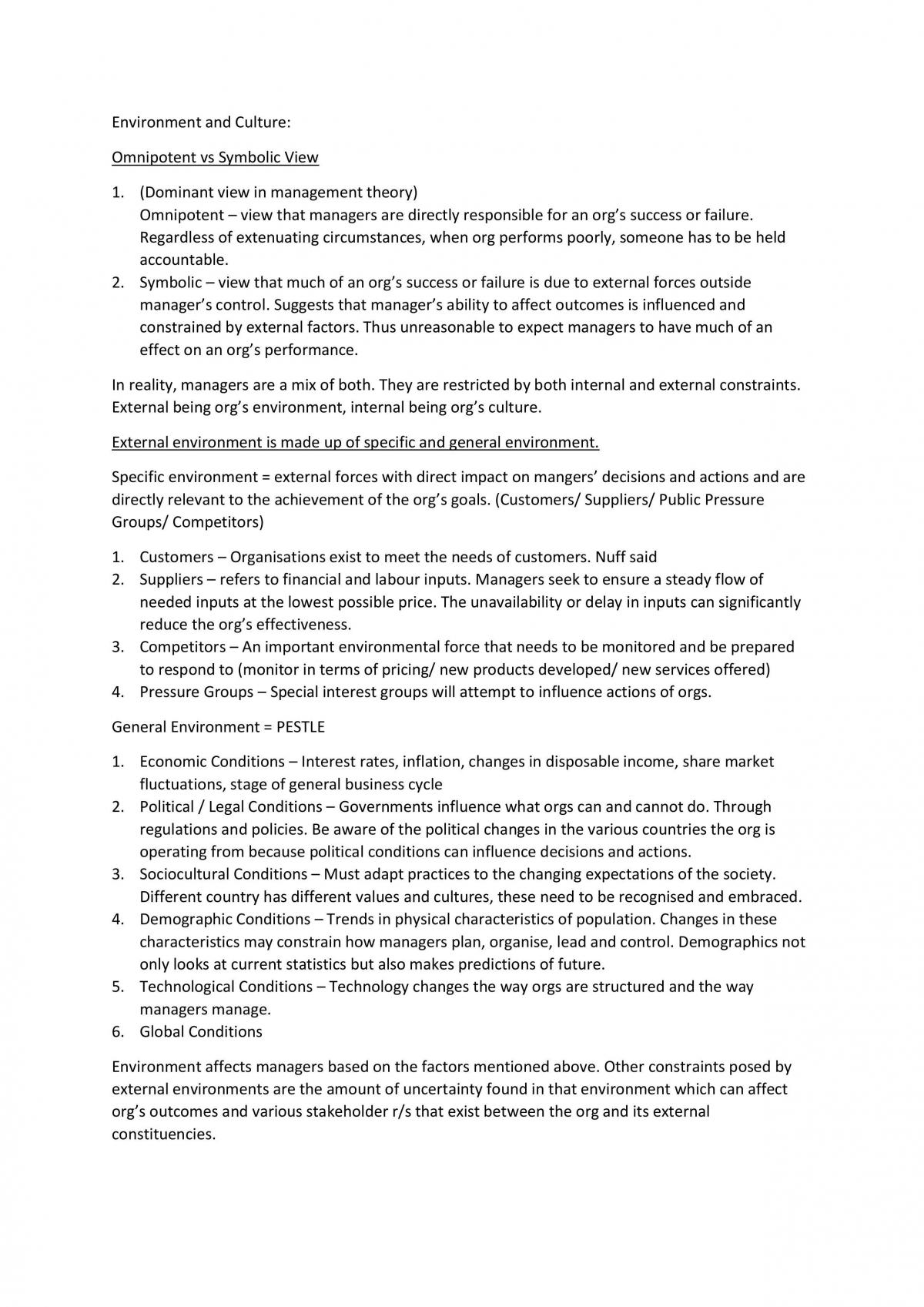 Management Exam Prep - Page 1
