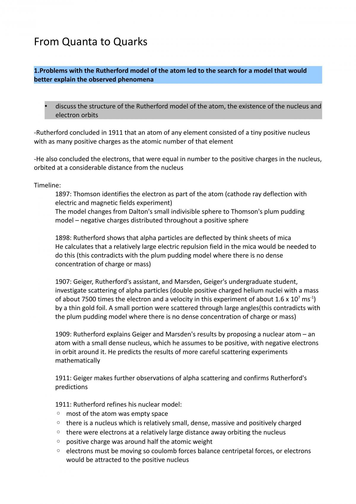 From Quanta to Quarks - Page 1