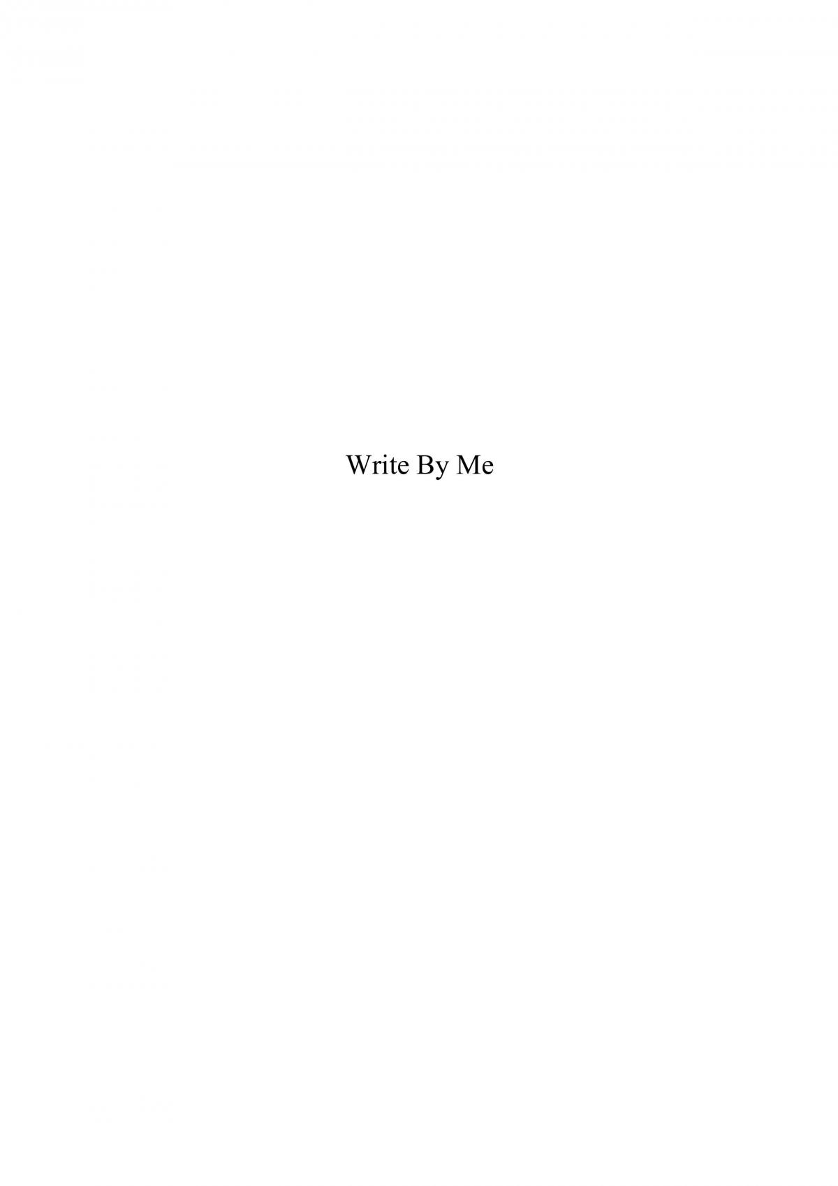 Script 'Write By Me' - Page 1