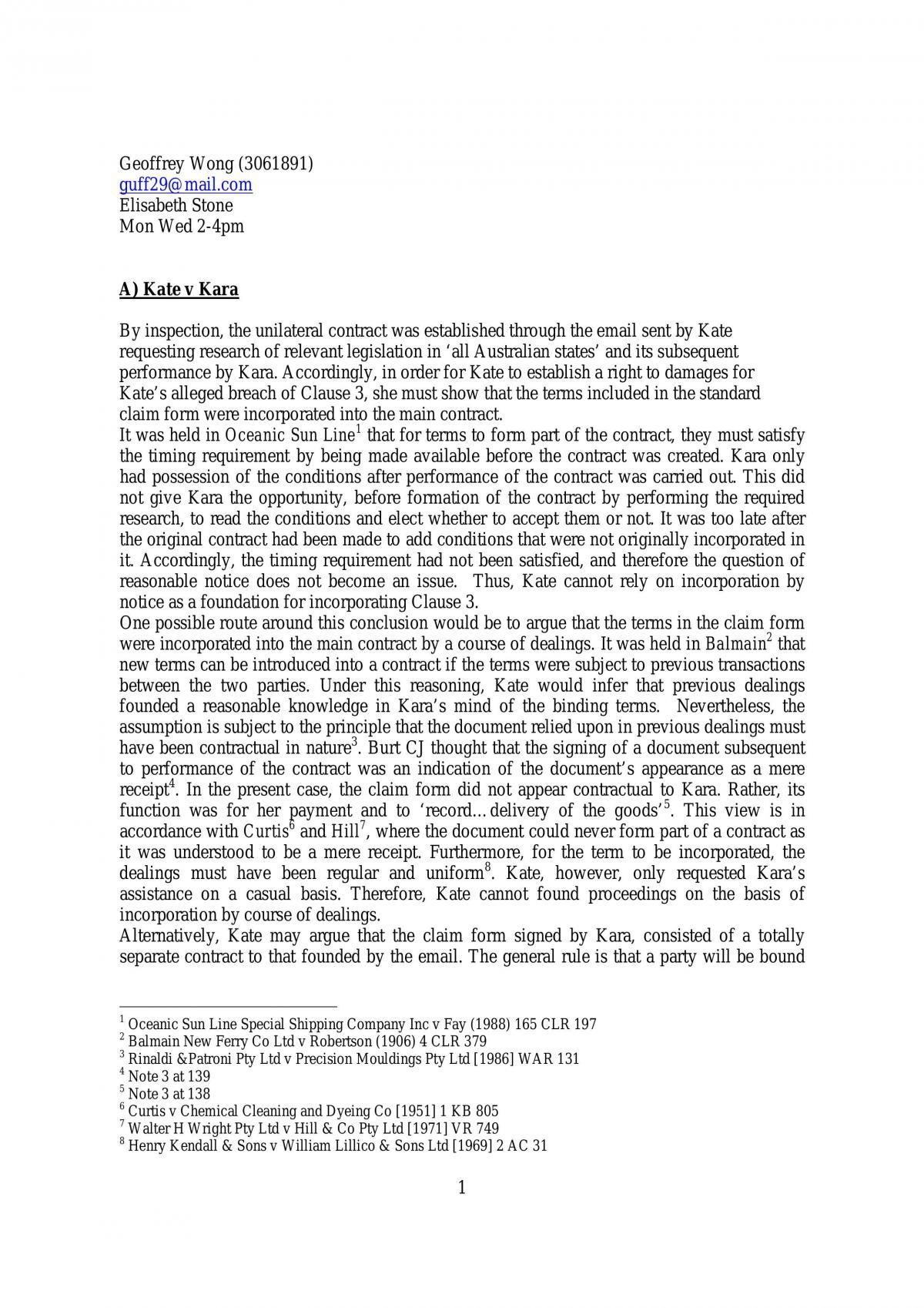 Midsession Notes - Page 1