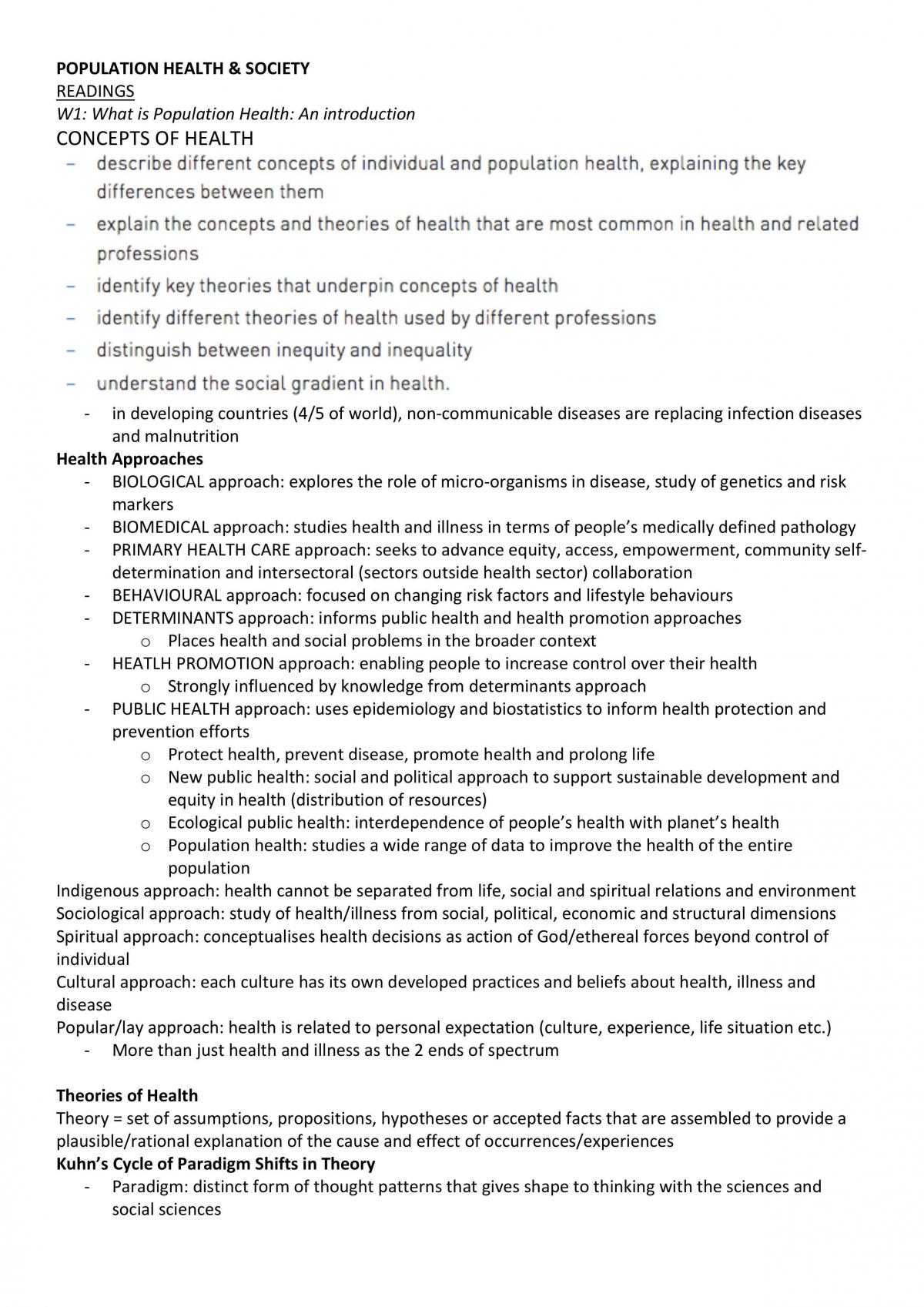Population Health and Society - Page 1