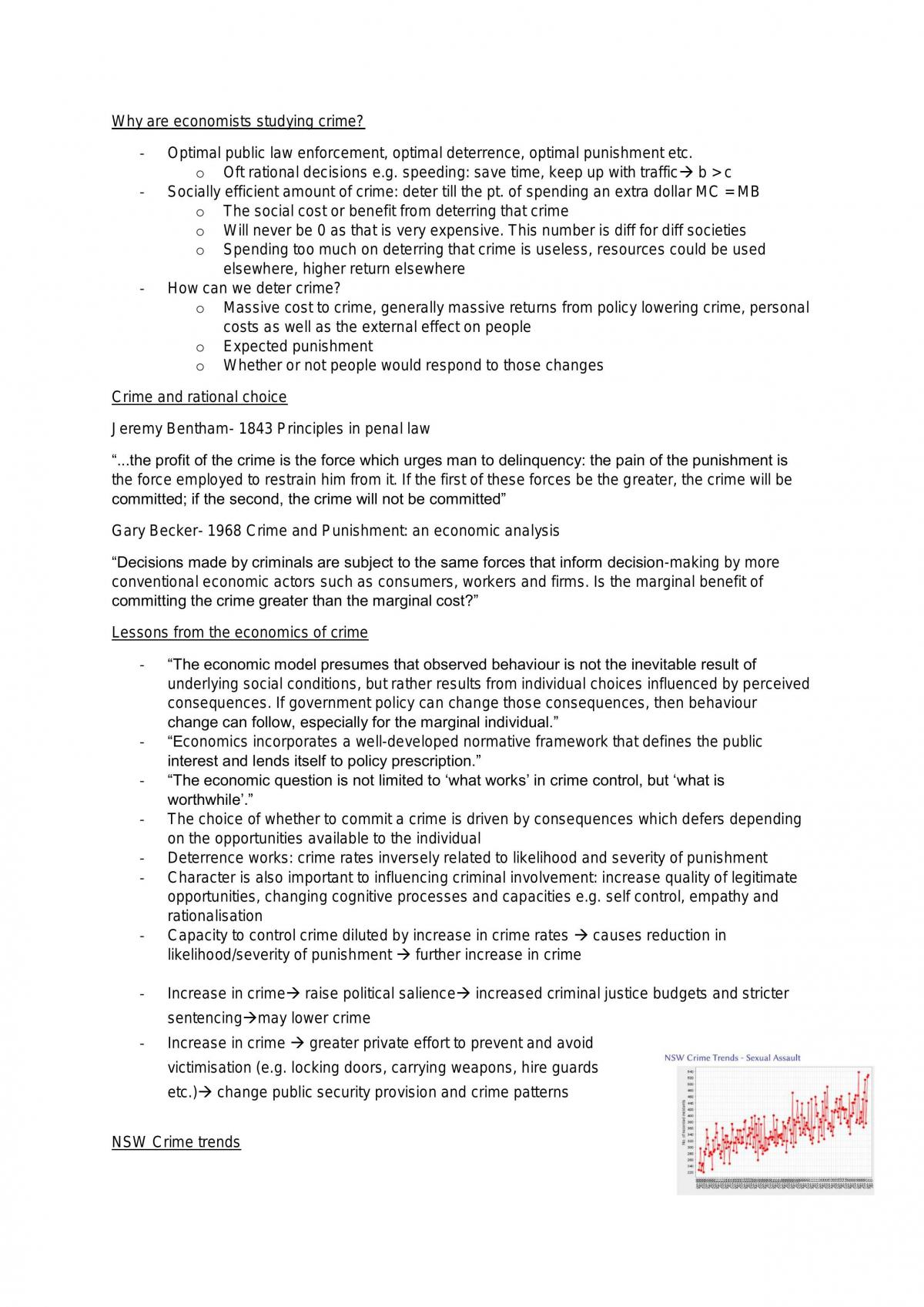 Complete Notes for Economics of Crime - Page 1