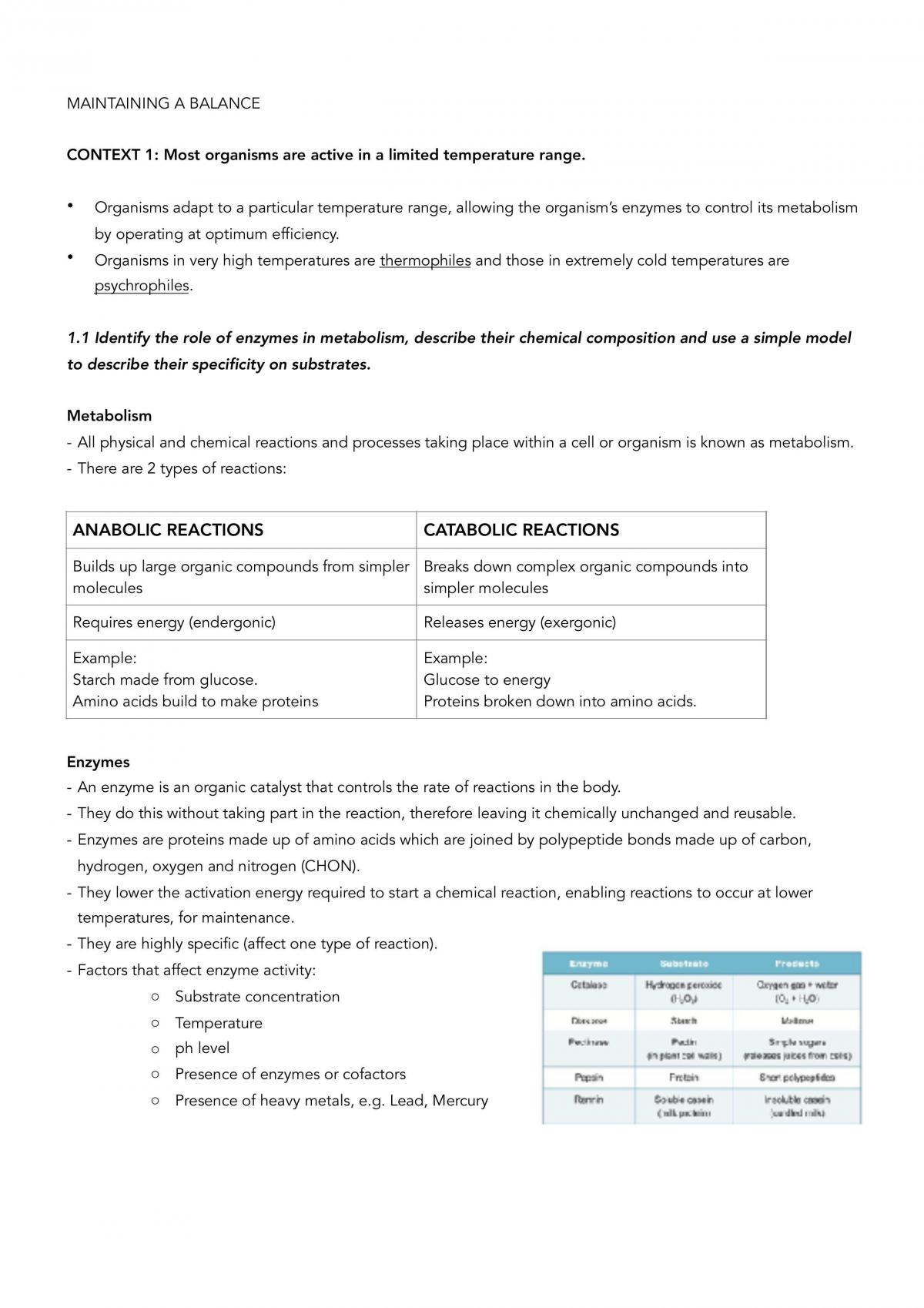 Full Biology Notes - Page 1