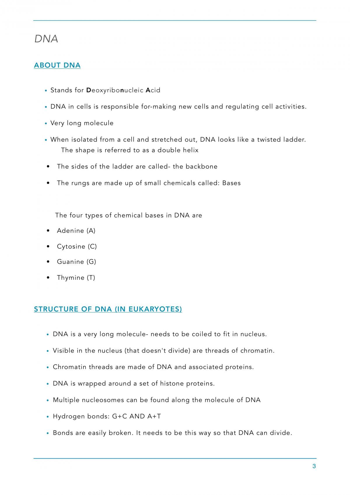 Heredity Unit 3 - Page 3