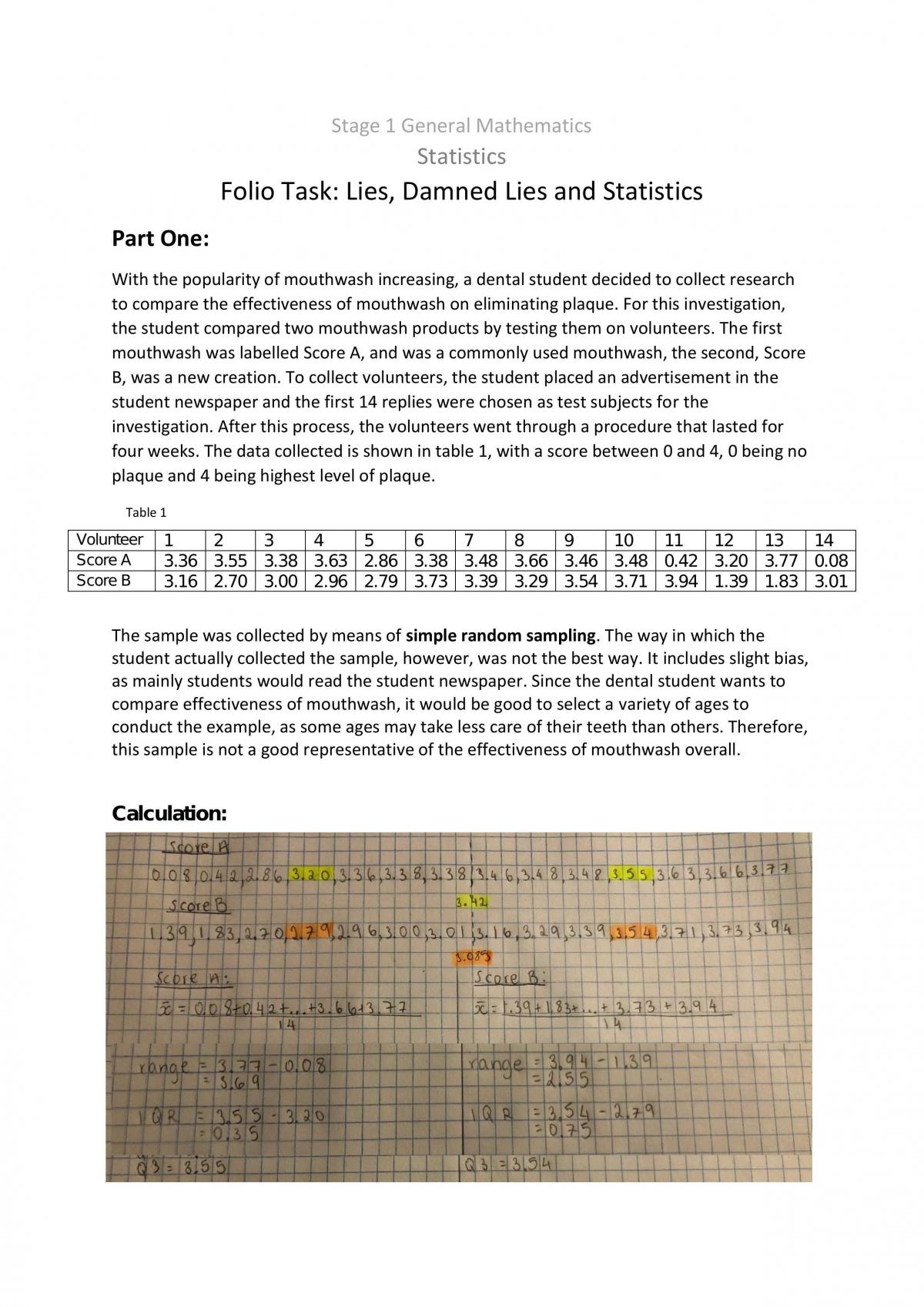 Statistics DI - Page 1