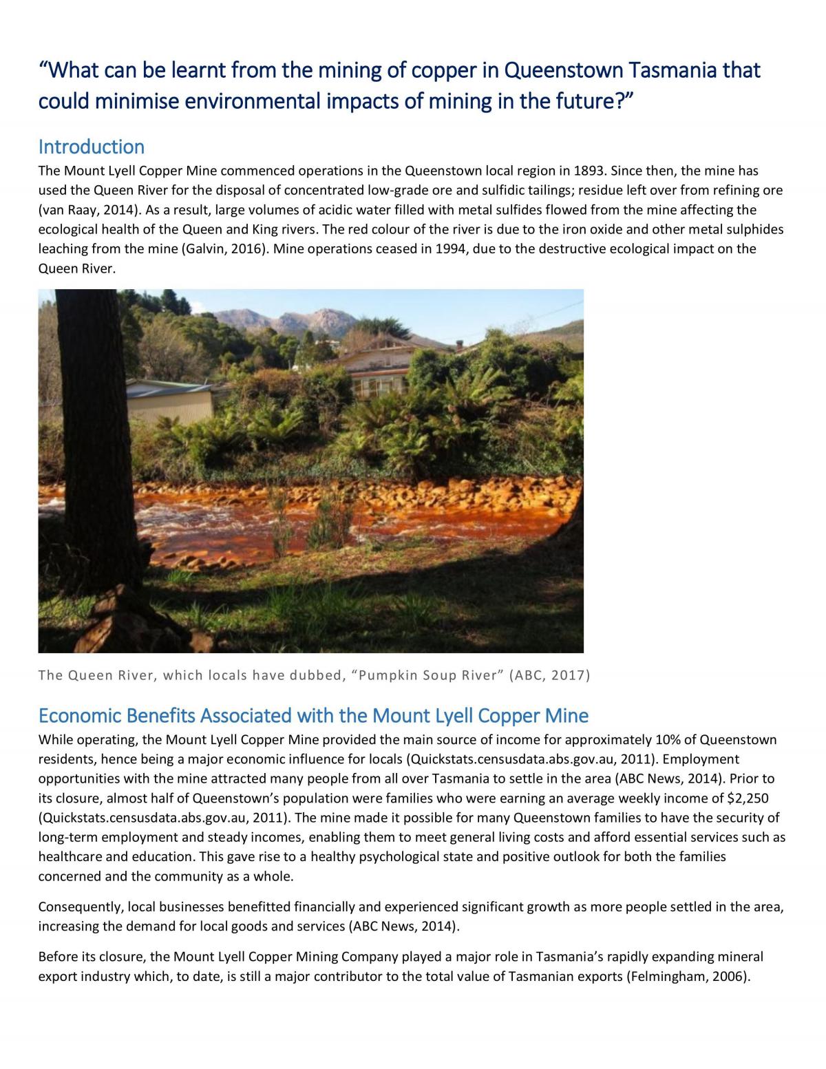 Science as a Human Endeavour Task: Acids and the Environment - Page 1