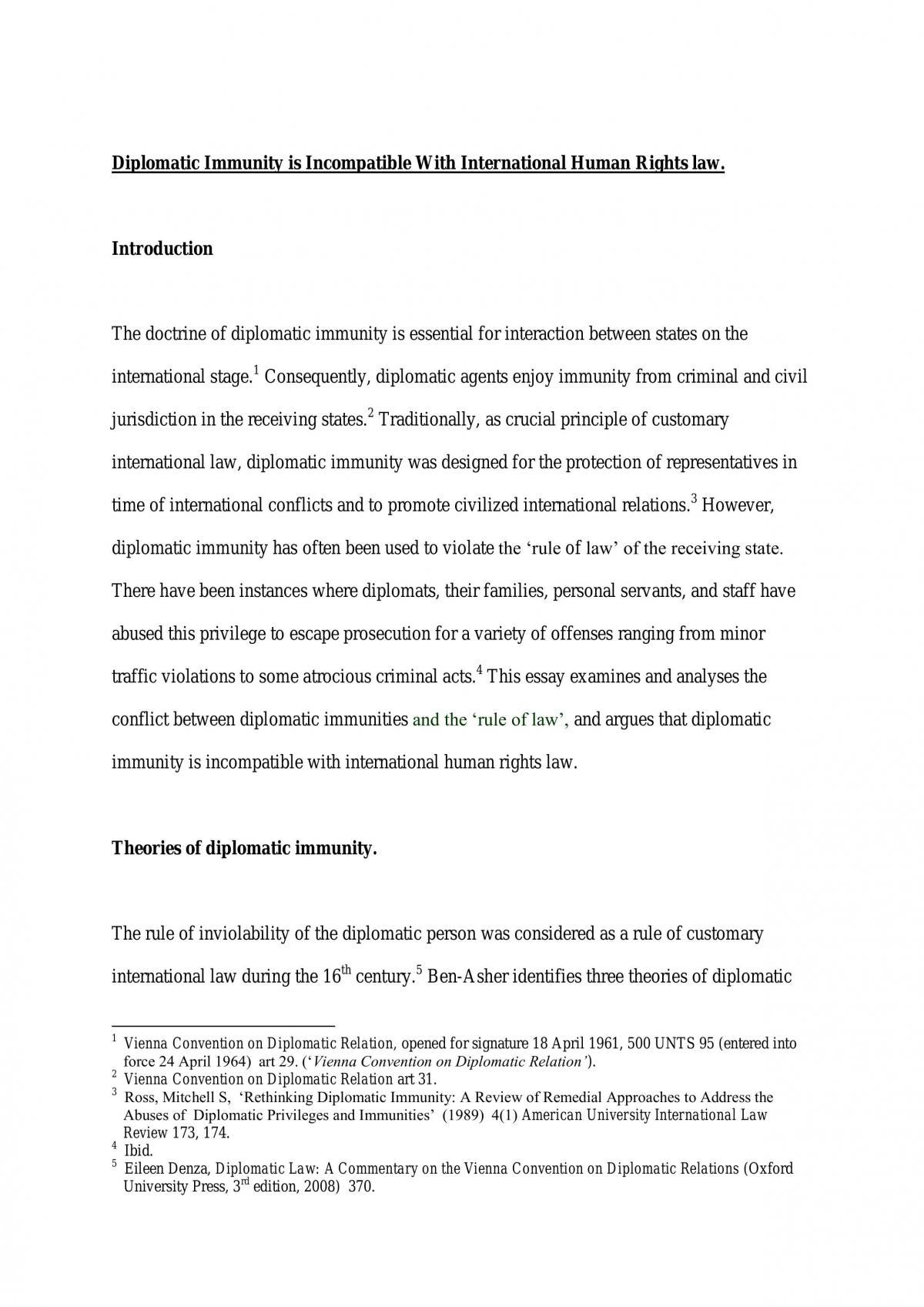 Major Research Assignment - Page 1