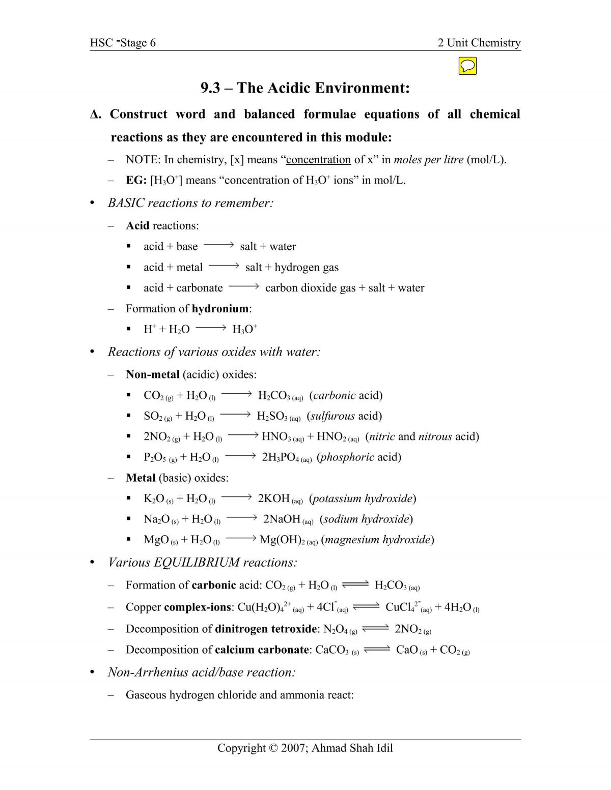 acidic enviroment  - Page 1
