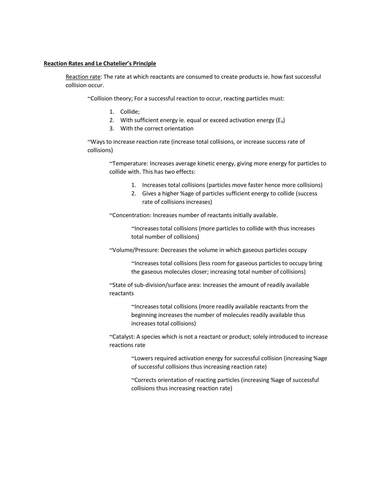 Chemistry Notes - Page 1