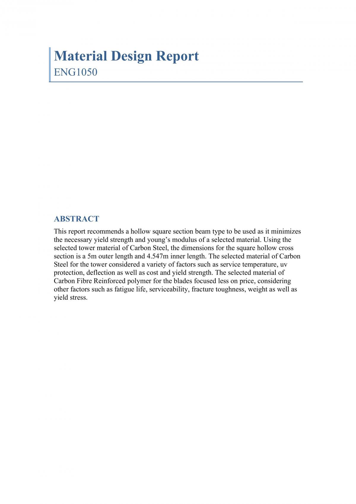 Eng 1050 3rd Writeup, Final Assignment - Page 1