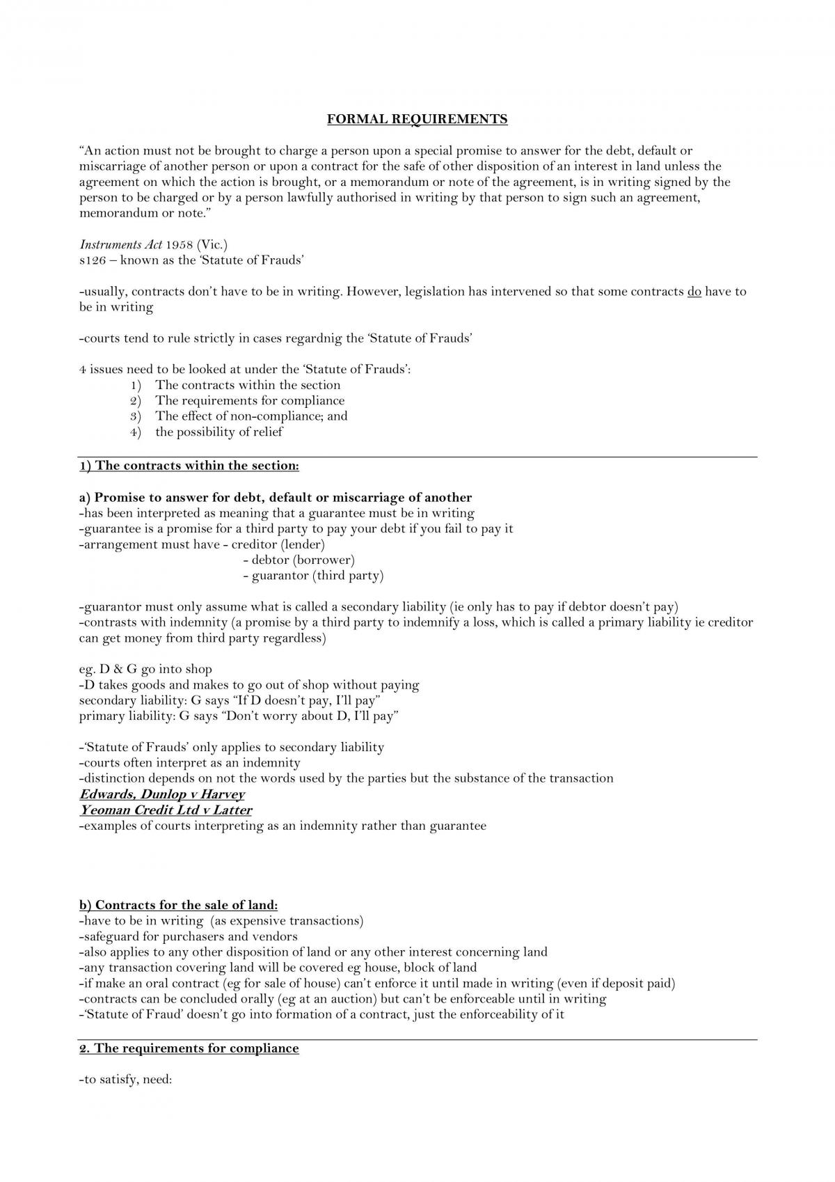 Contract Law - Page 1