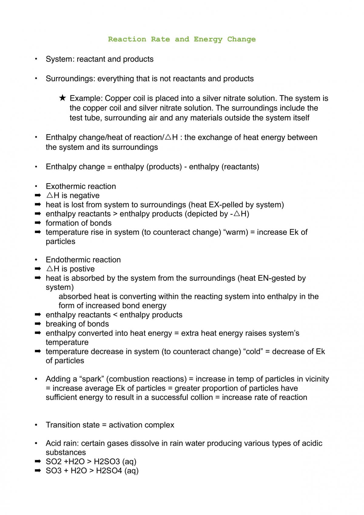 Equilibrium System Notes - Page 1