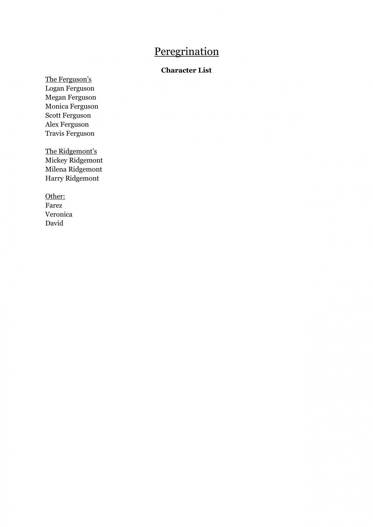 Peregrination - Play - Page 1