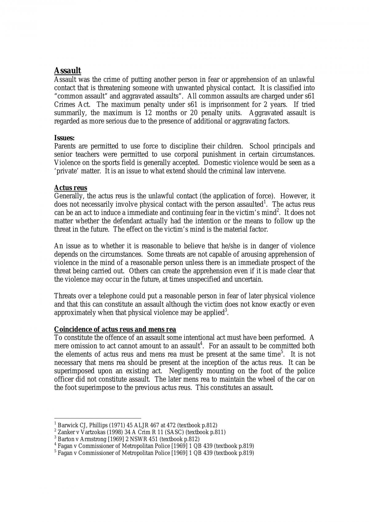 Assault Class - Page 1