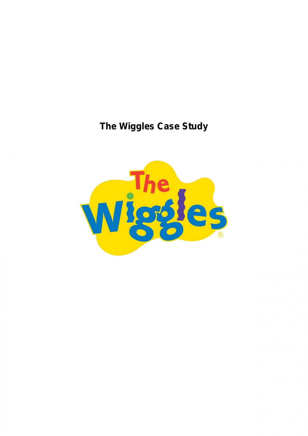 The Wiggles Case Study - Page 1