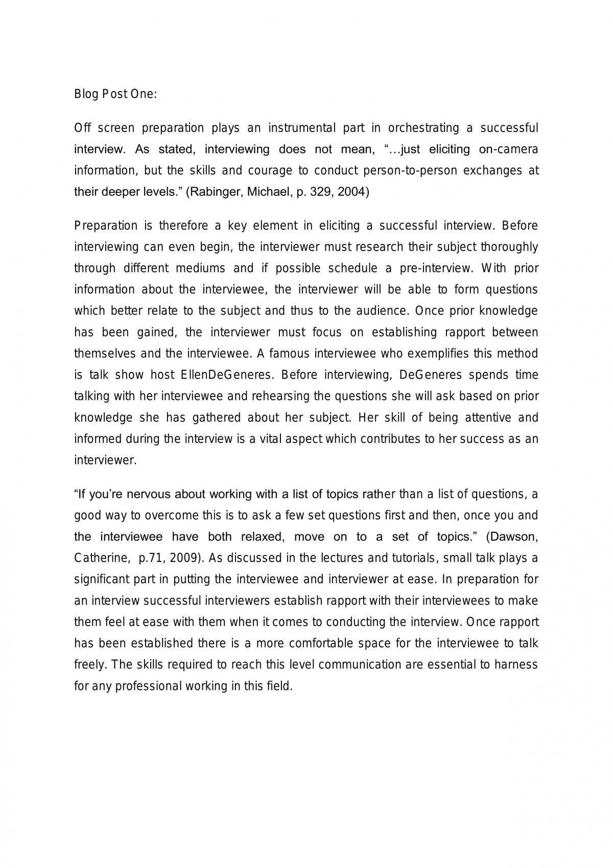 Research Essay - Page 1