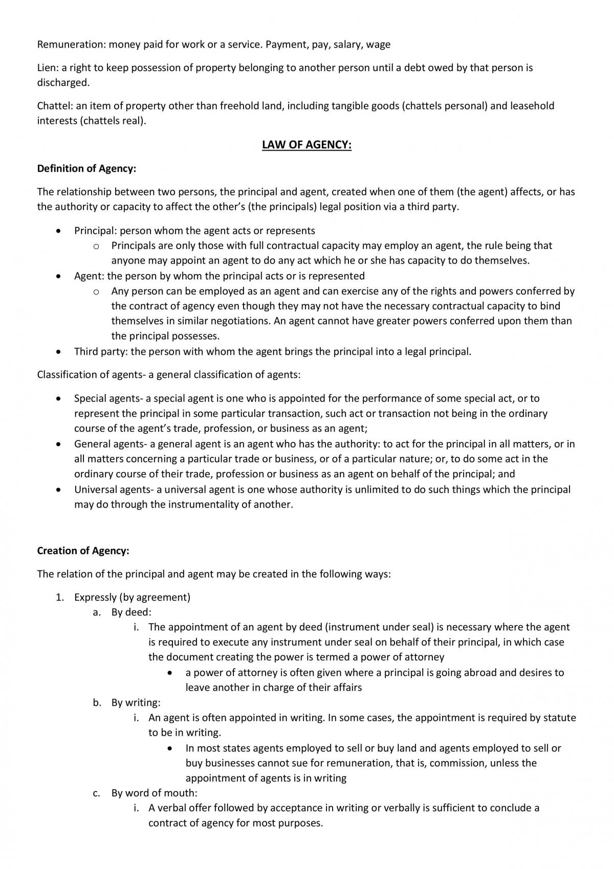 Commercial Law Notes - Page 1