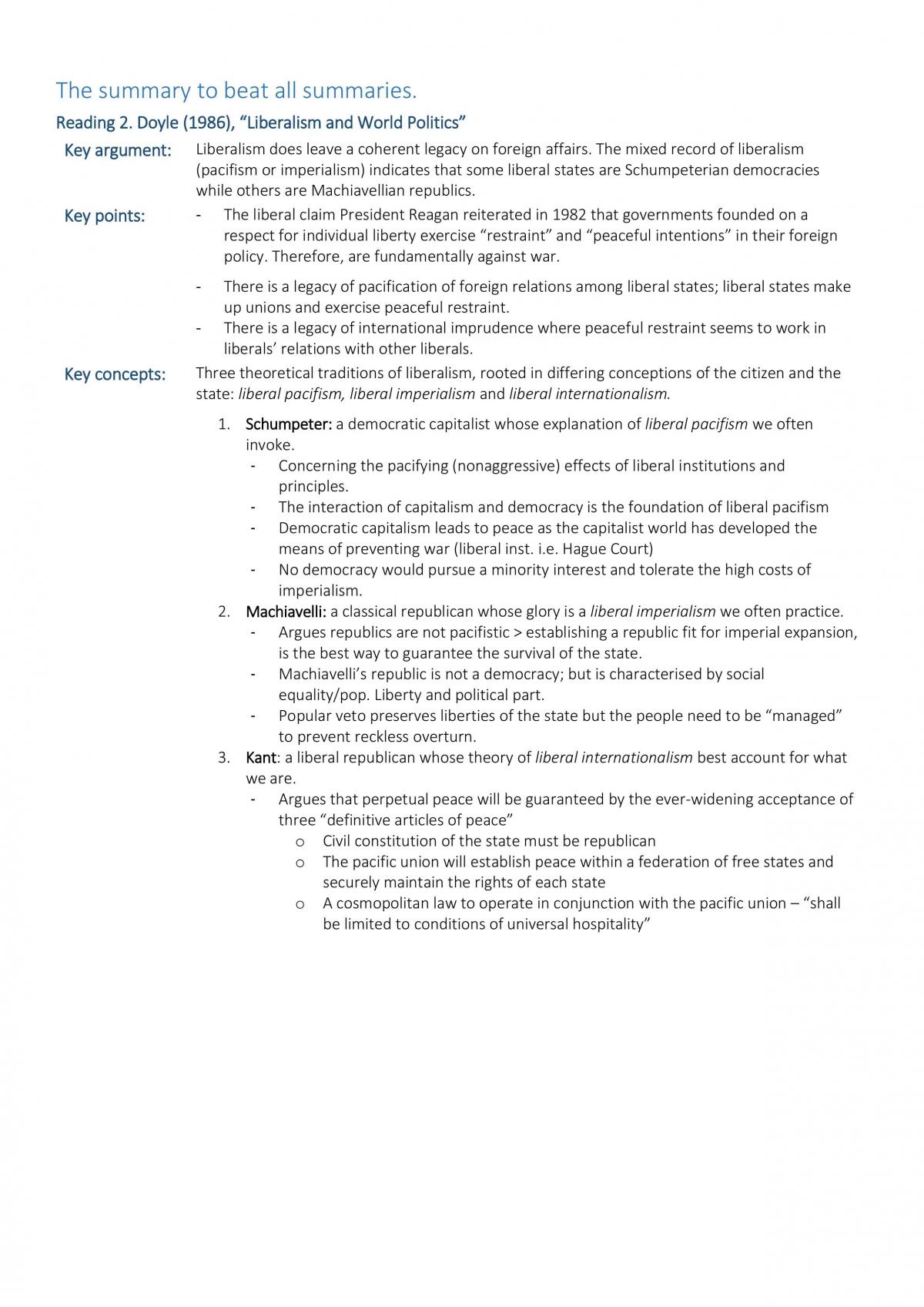 GOVT2225 The Summary to Beat all Summaries - Page 1