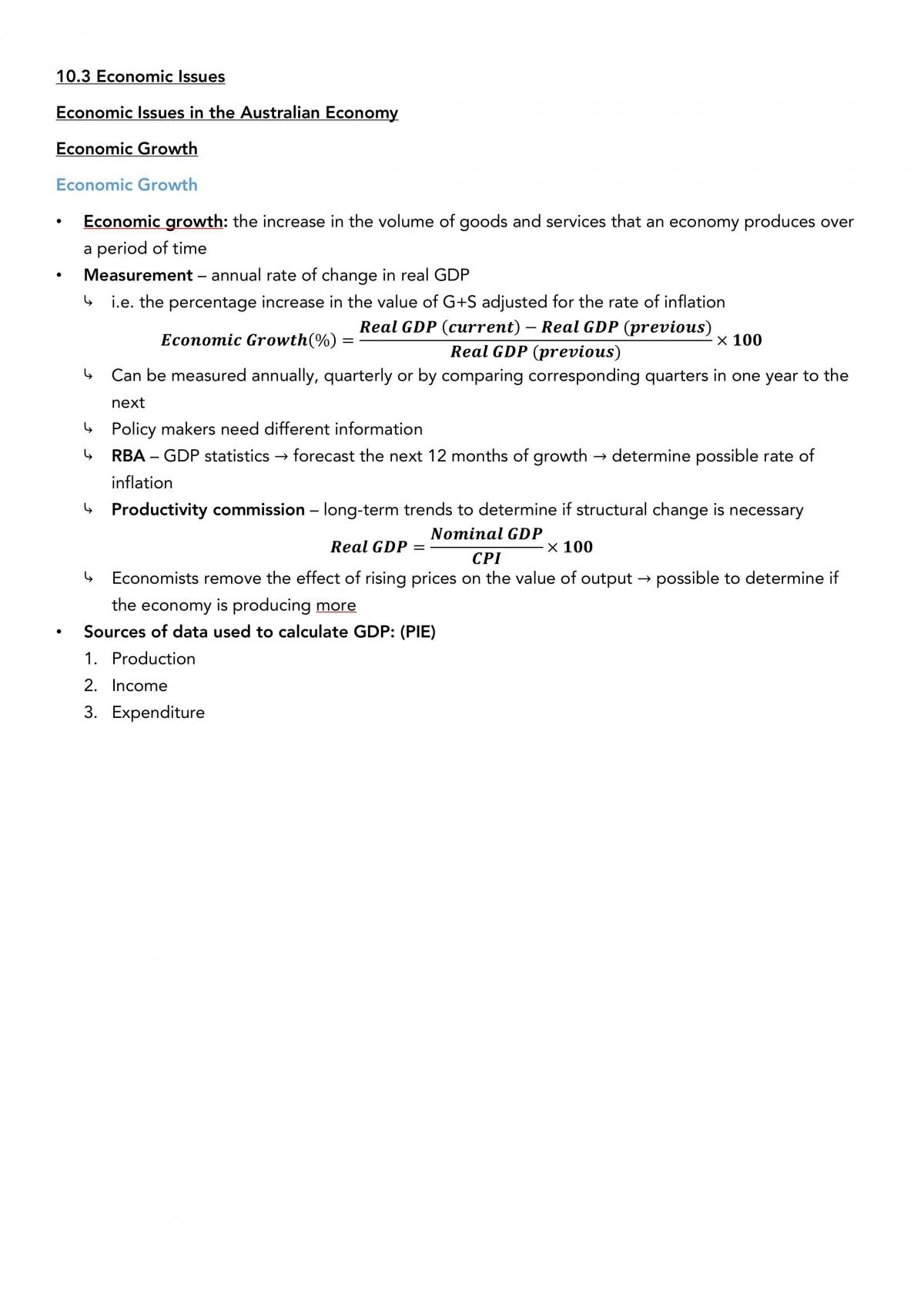 Economic Issues - Issue 3 - Page 1
