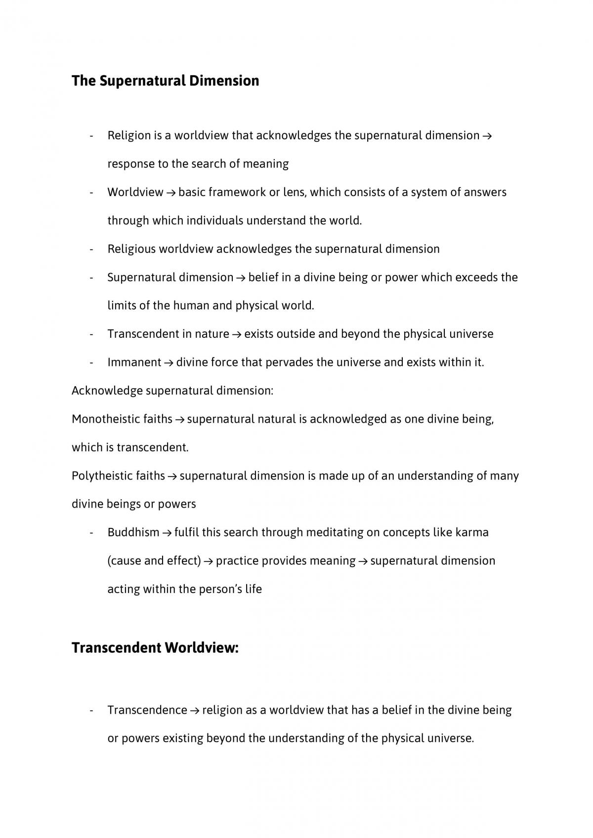 Module 1 Religion Notes - Page 1
