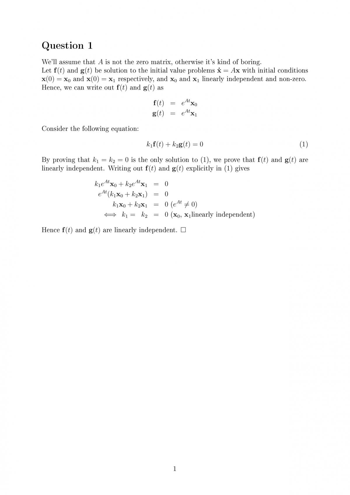 Assignment 1 - Page 1