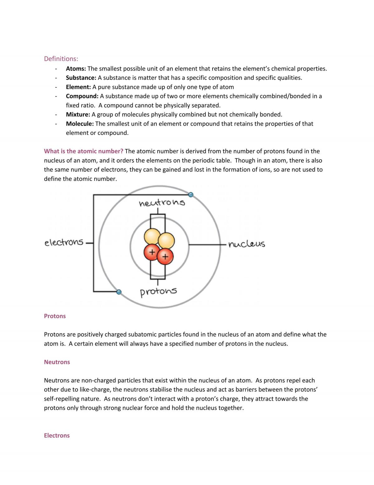 Chemistry Notes - Page 2