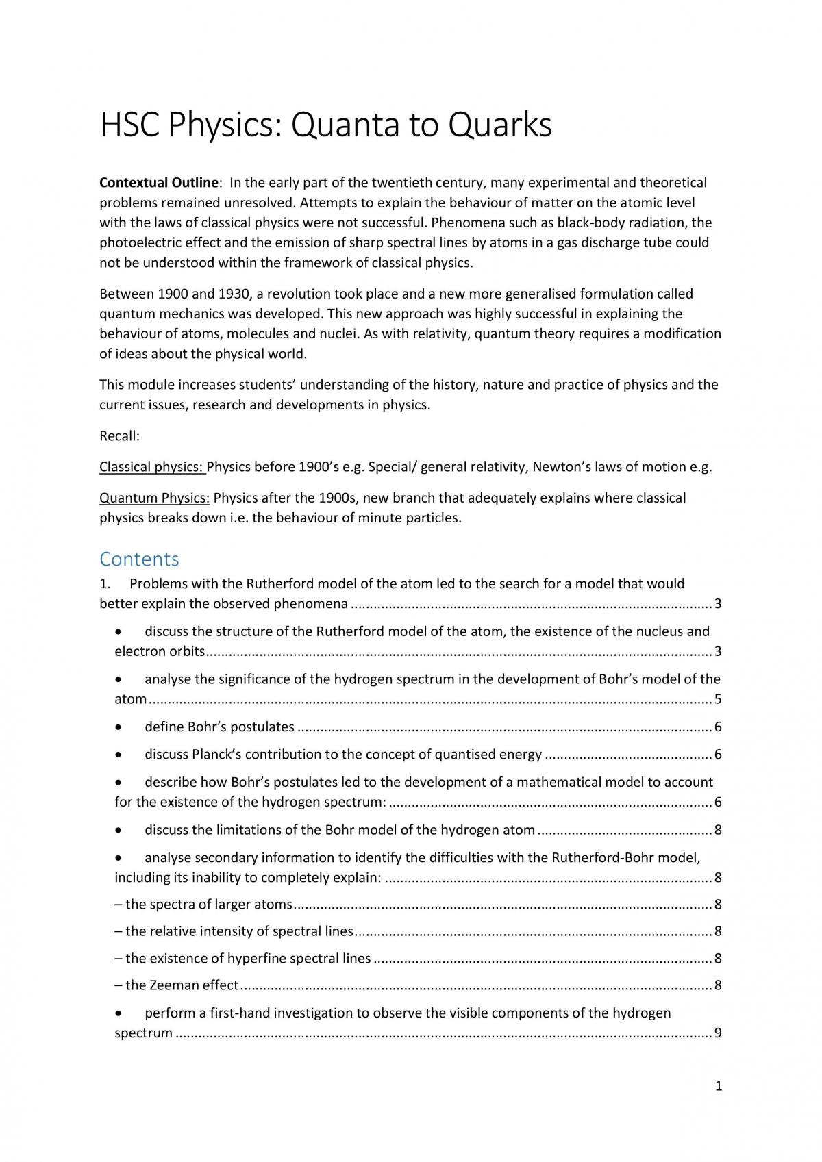 Quanta to Quarks - Page 1