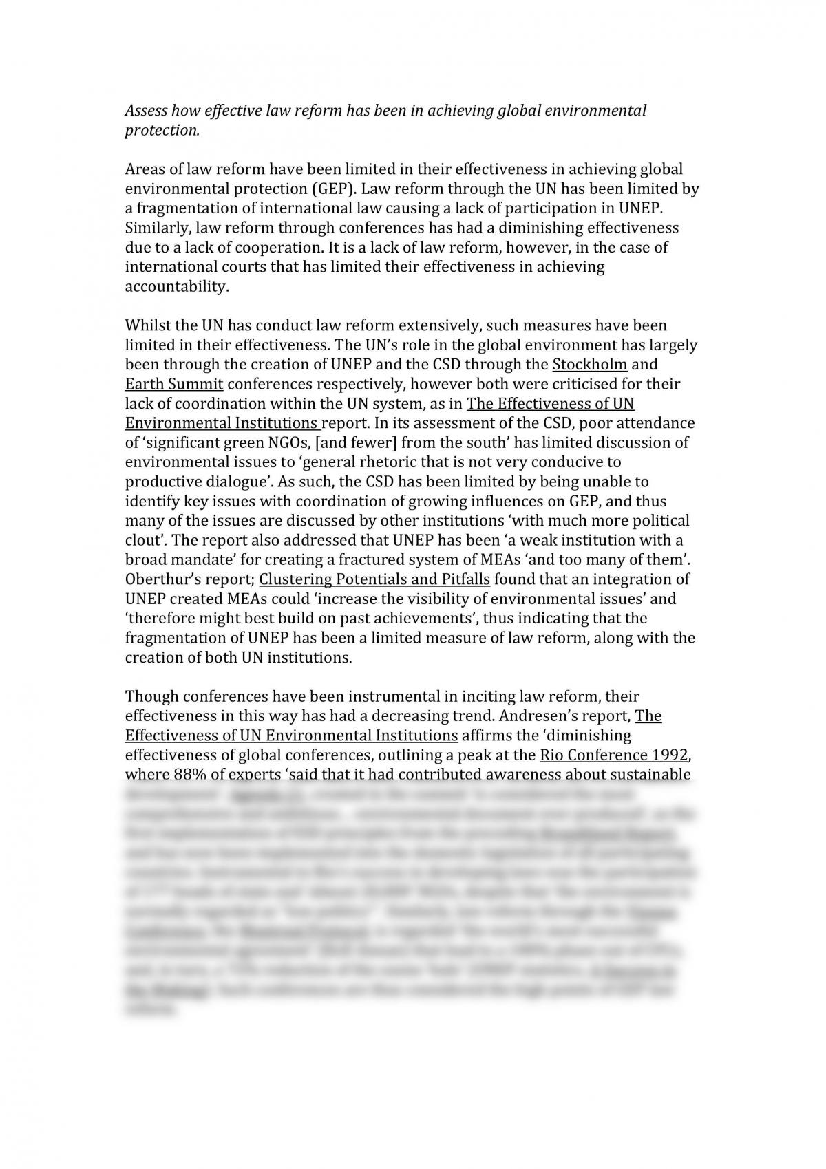 Example Essay for GEP - Page 1