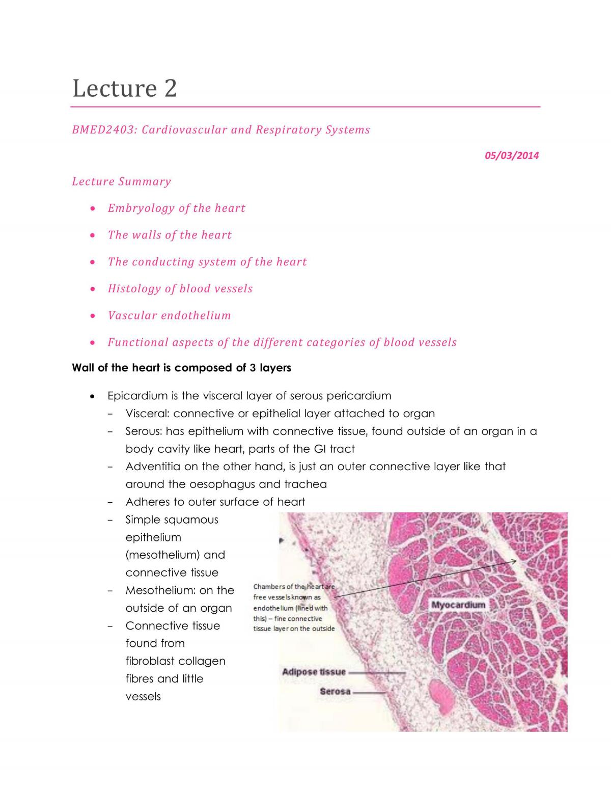 BMED2403 Lecture Notes - Page 1