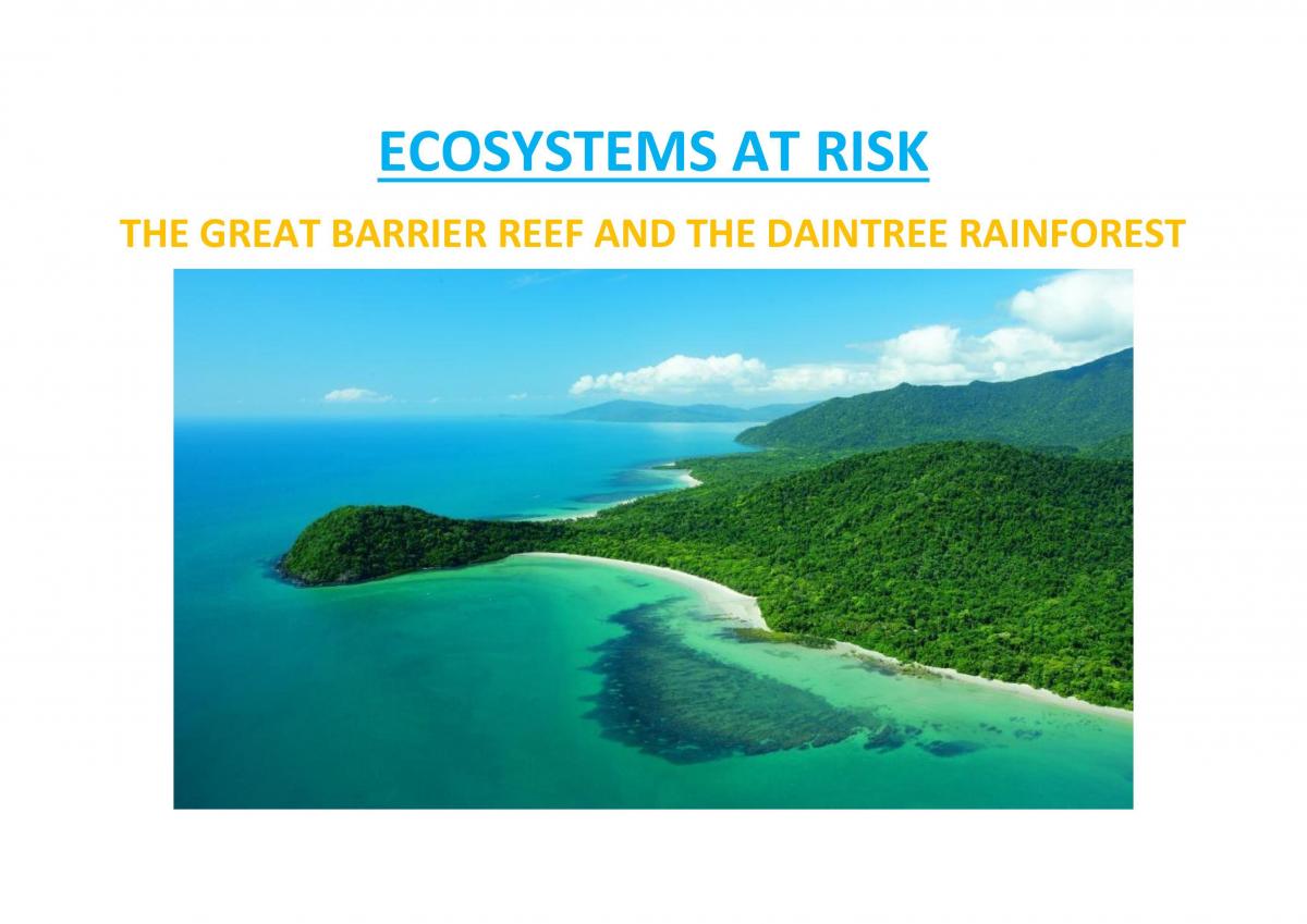 Ecosystems at Risk - Page 1