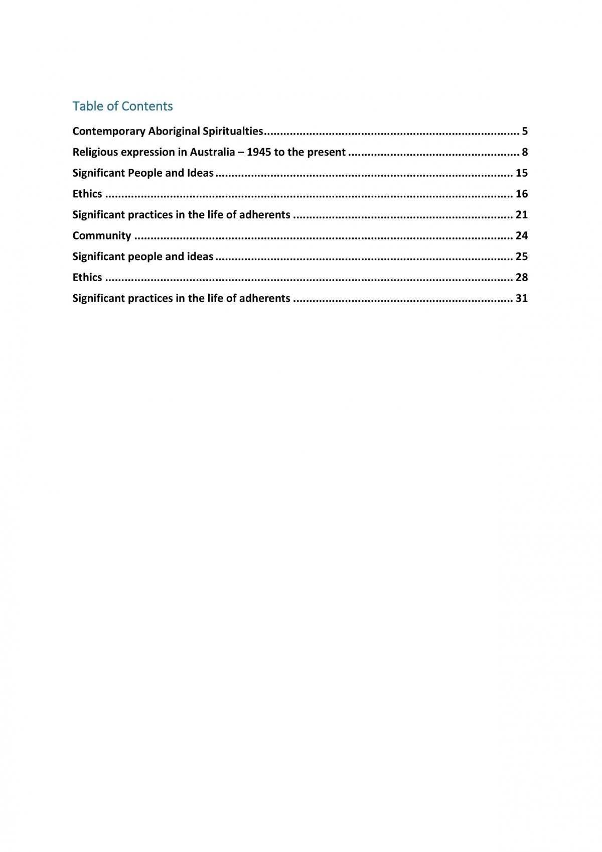 Complete Studies of Religion 1 Study Notes with Syllabus  - Page 1