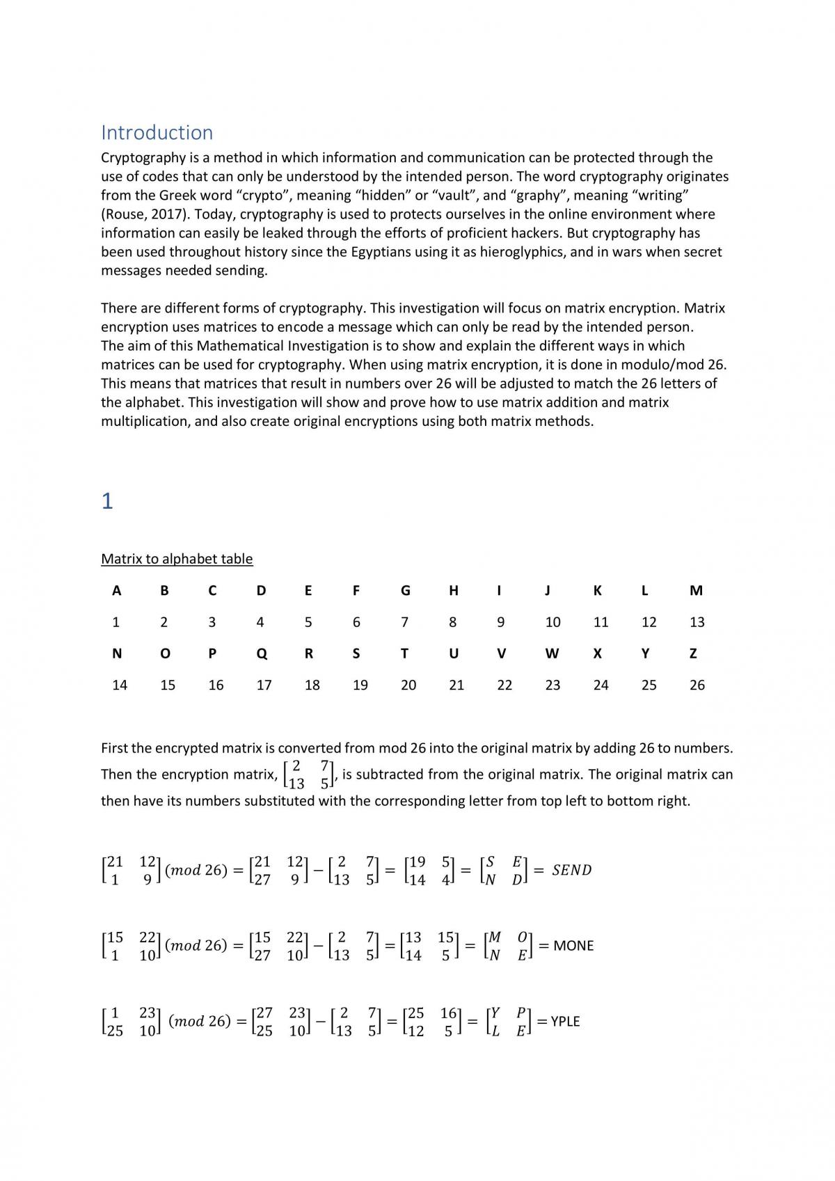 Cryptography DI - Page 1