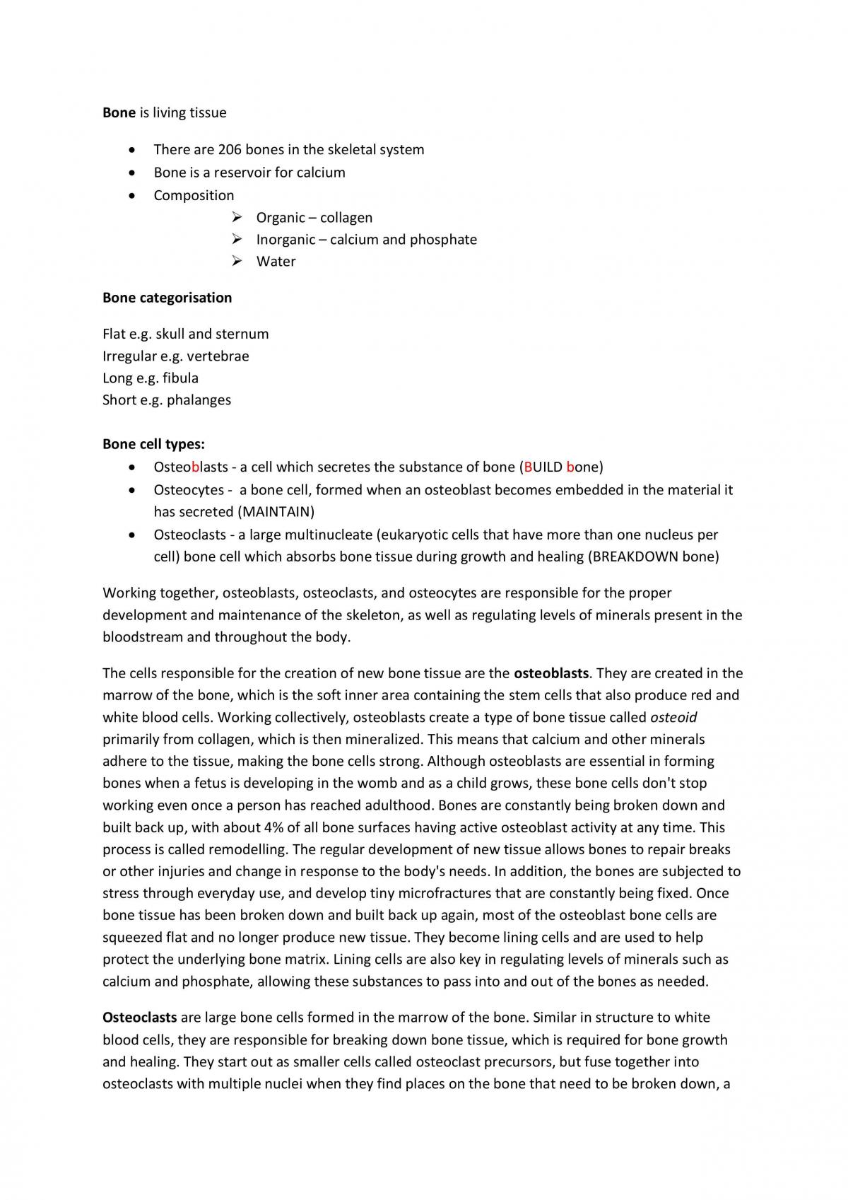 BIOL1003 complete lecture 3 summary - Page 1