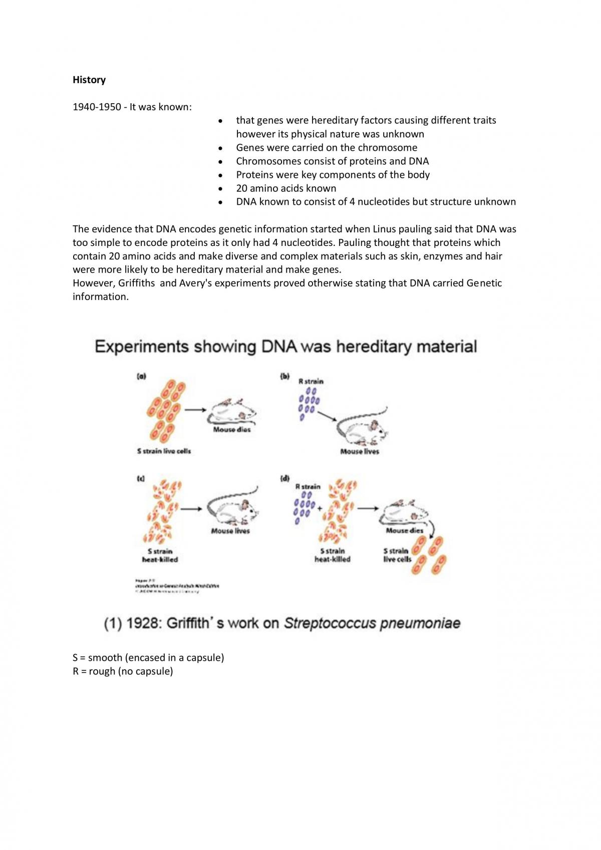 BIOL1003 lecture 2 summary - Page 1