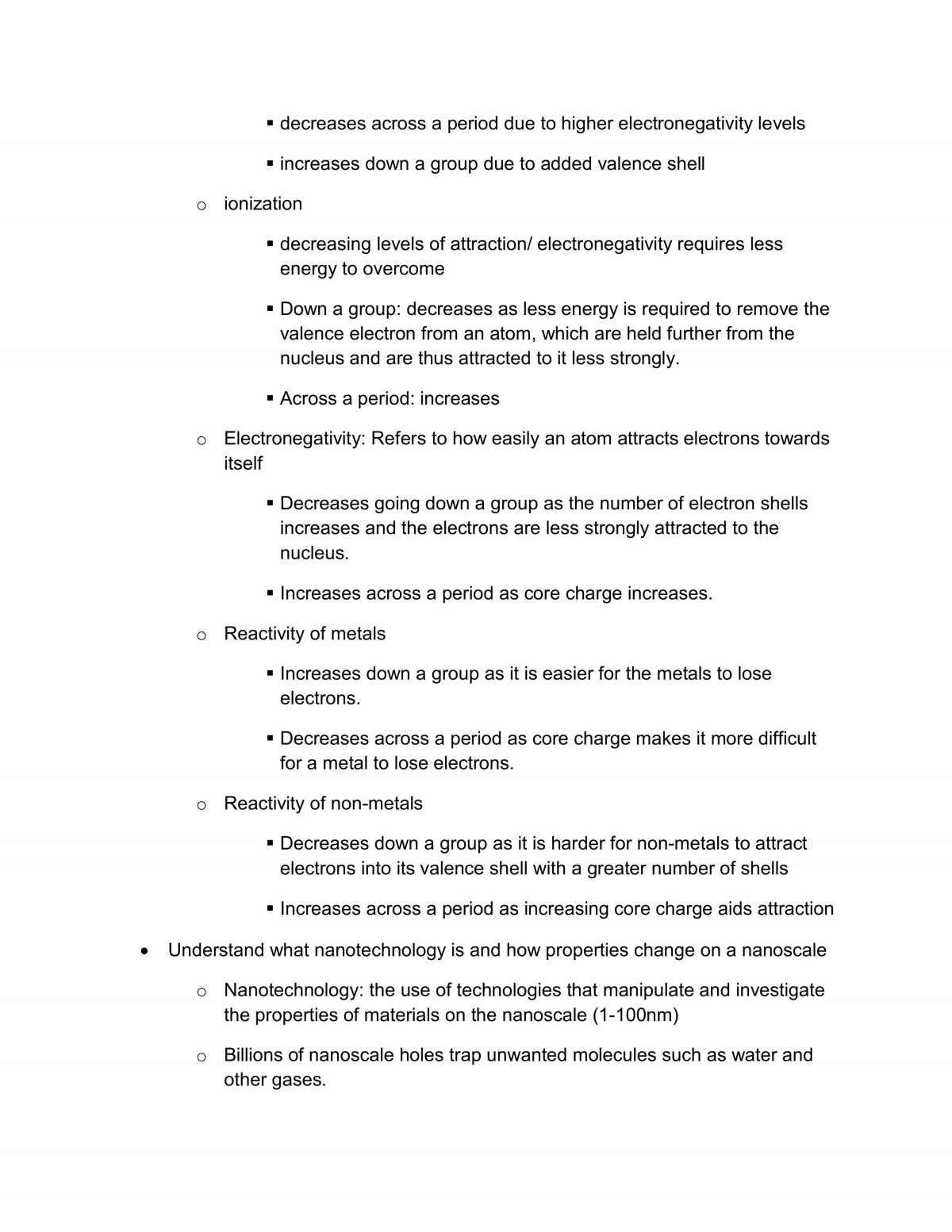 UNIT 1 Chemistry - Notes - Page 2