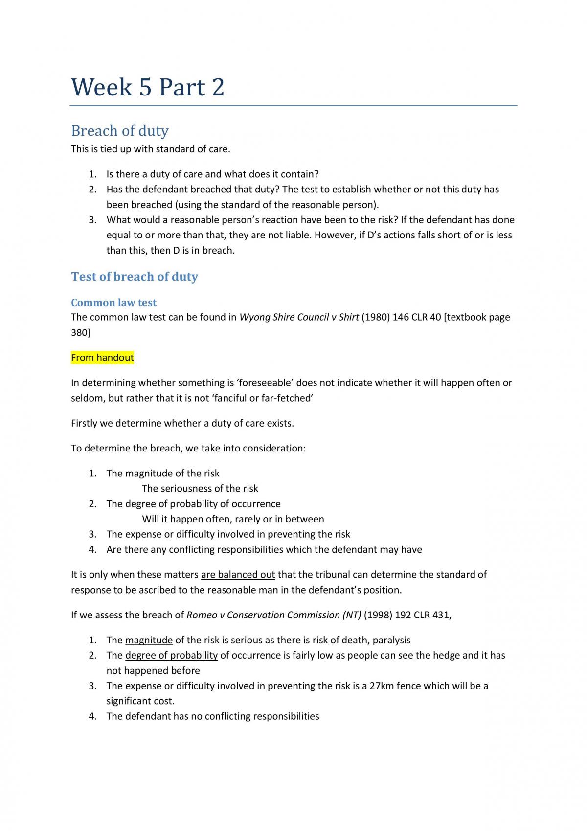 LAWS1061 Notes - Page 1