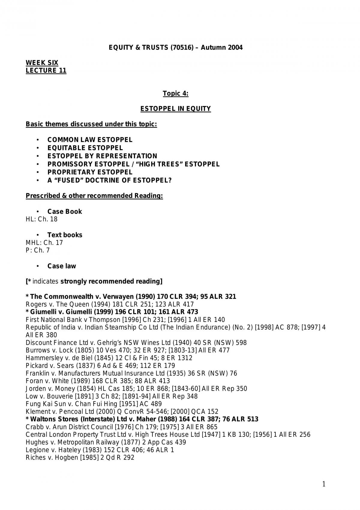 Equity Notes _ Estoppel - Page 1