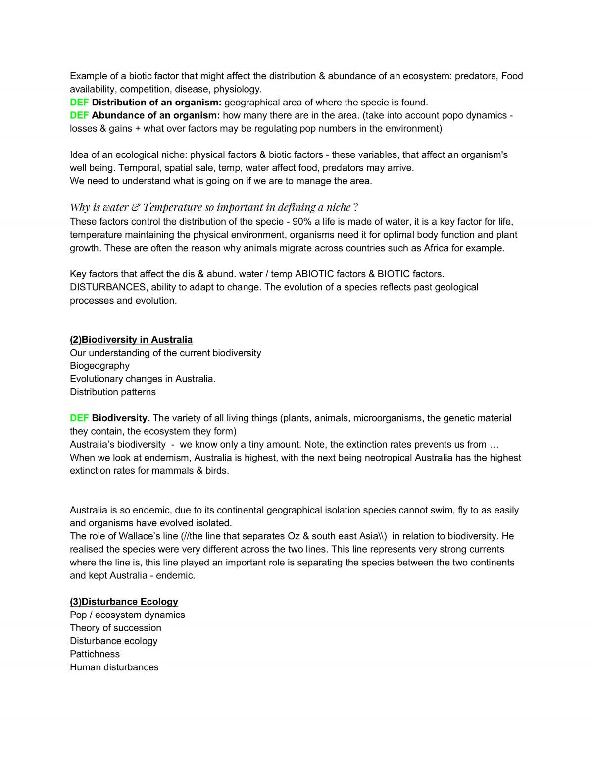 BIOS1301 Complete Study Exam Notes - Page 5