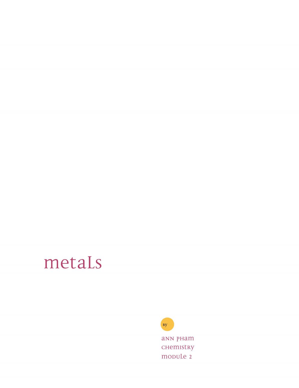 Metals - Page 1