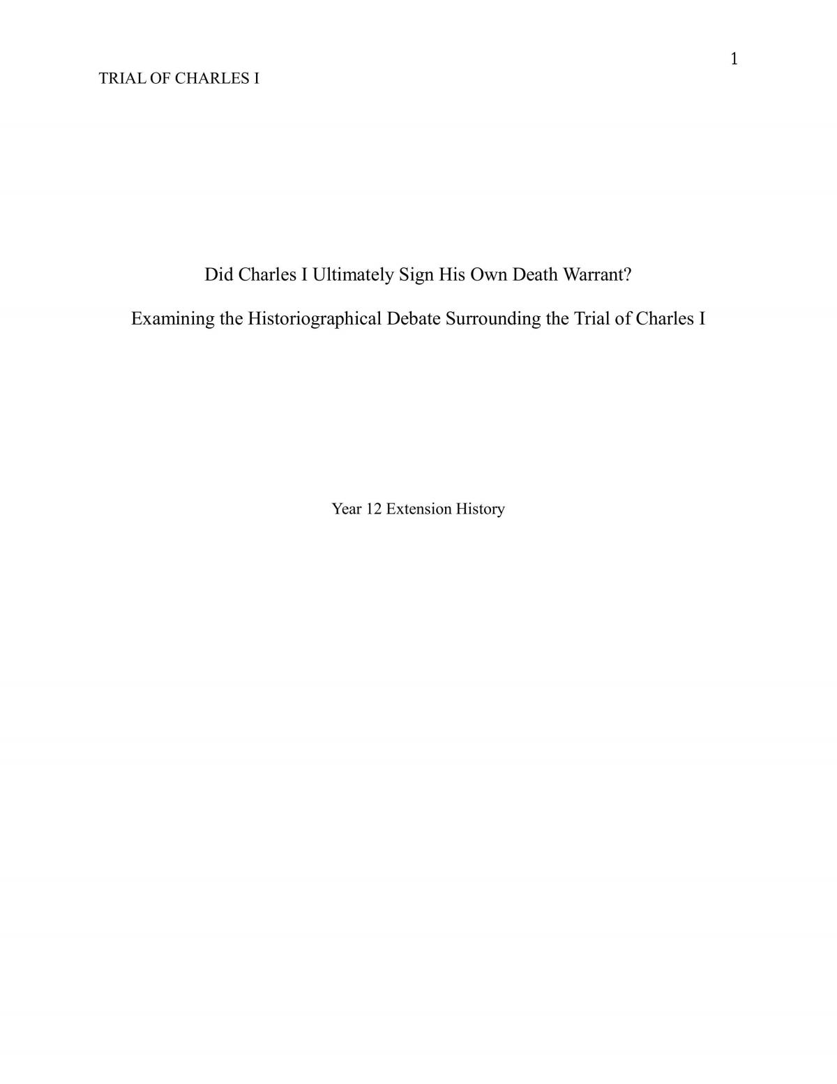 EXT. History Major Work - Page 1